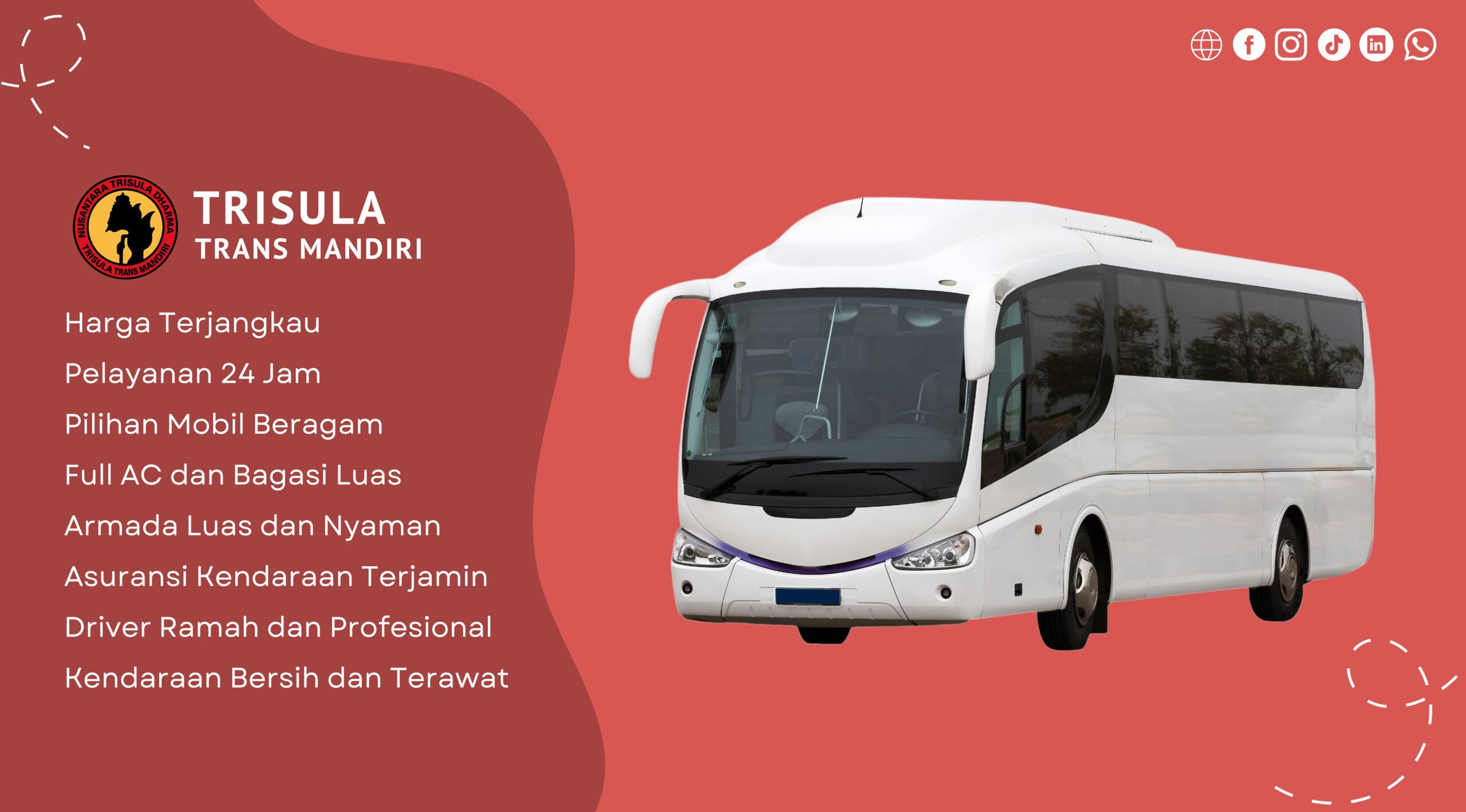 Bus - Trisula Trans Mandiri Banner 65 x 40