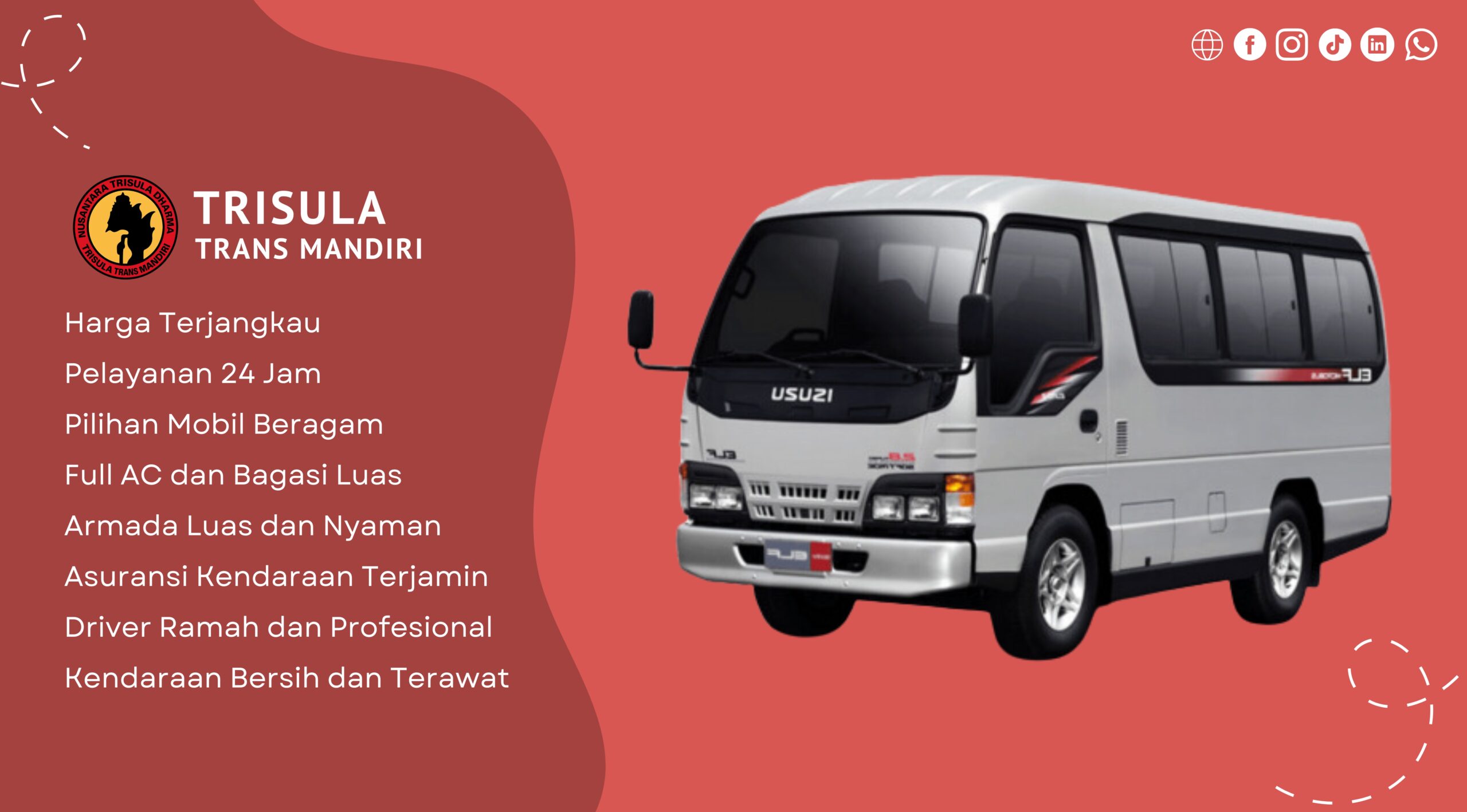 Elf Short - Trisula Trans Mandiri Banner 65 x 40